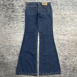 Polo Jeans Ralph Lauren Hipster Flare Womens 3/4 (29x32) Blue Low Rise Y2K